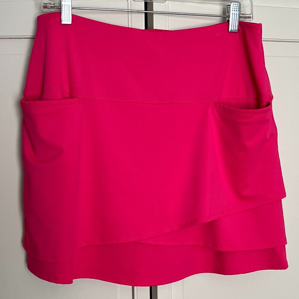 Luck In Love Tennis/Golf Skorts * Bright Pink  * 12 Large